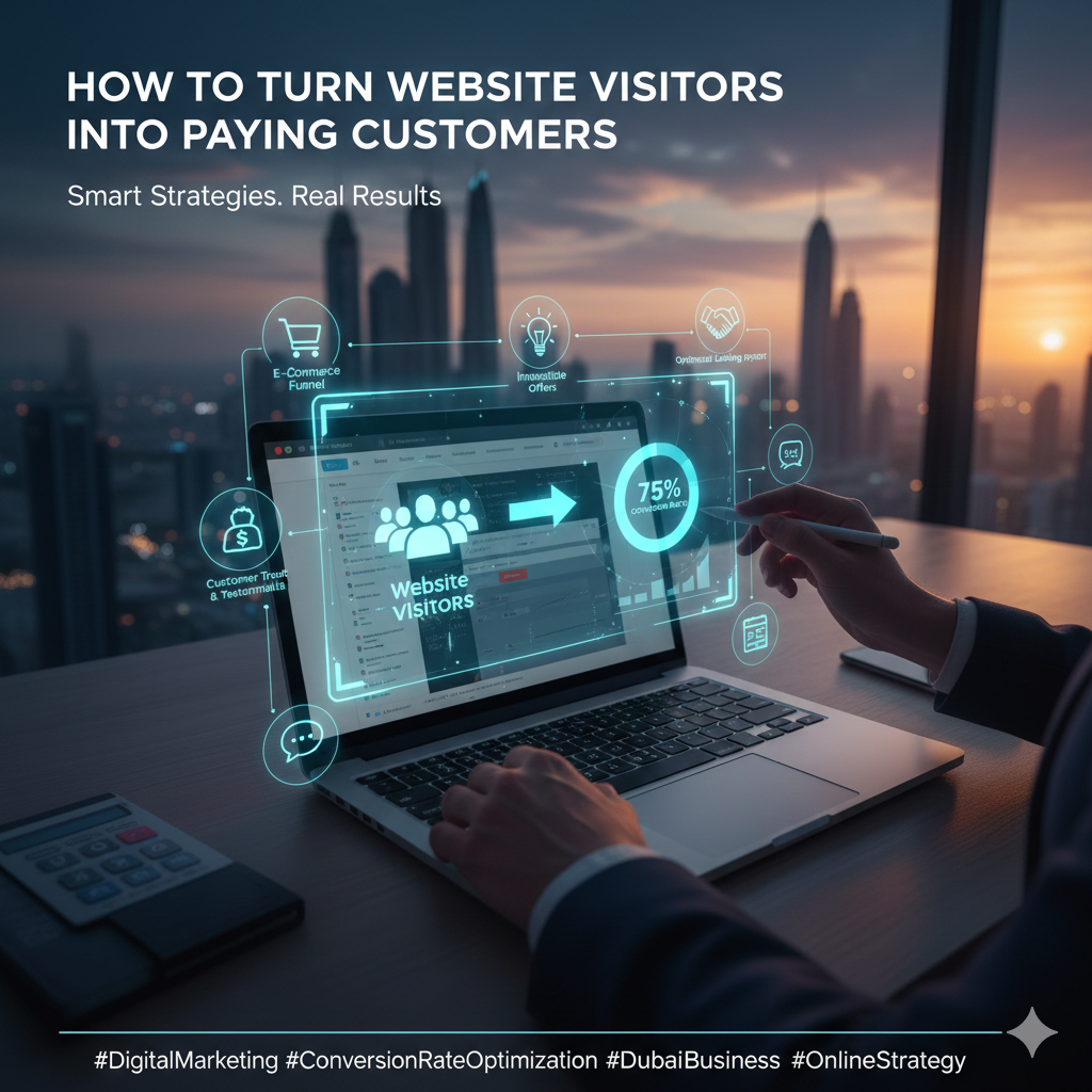 How to Turn Website Visitors Into Paying Customers
